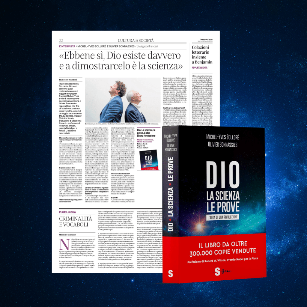 Il corriere del Ticino Dio la scienza le prove